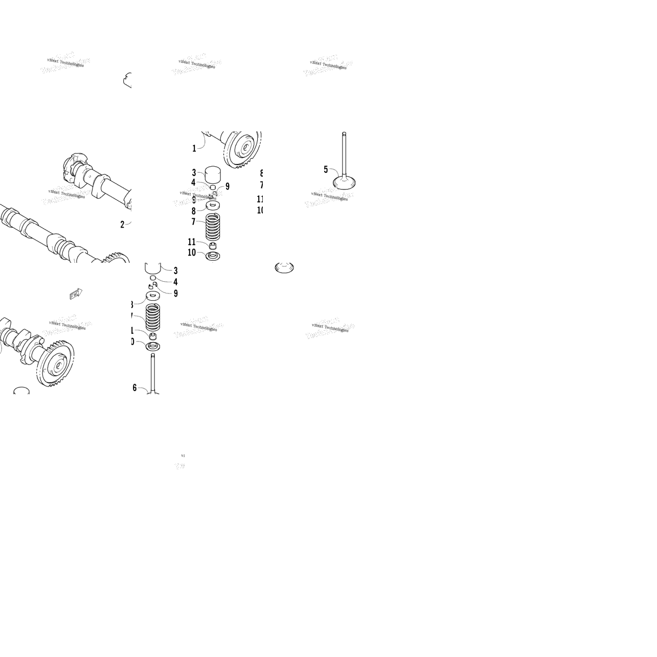 Camshaft/Valve Assembly