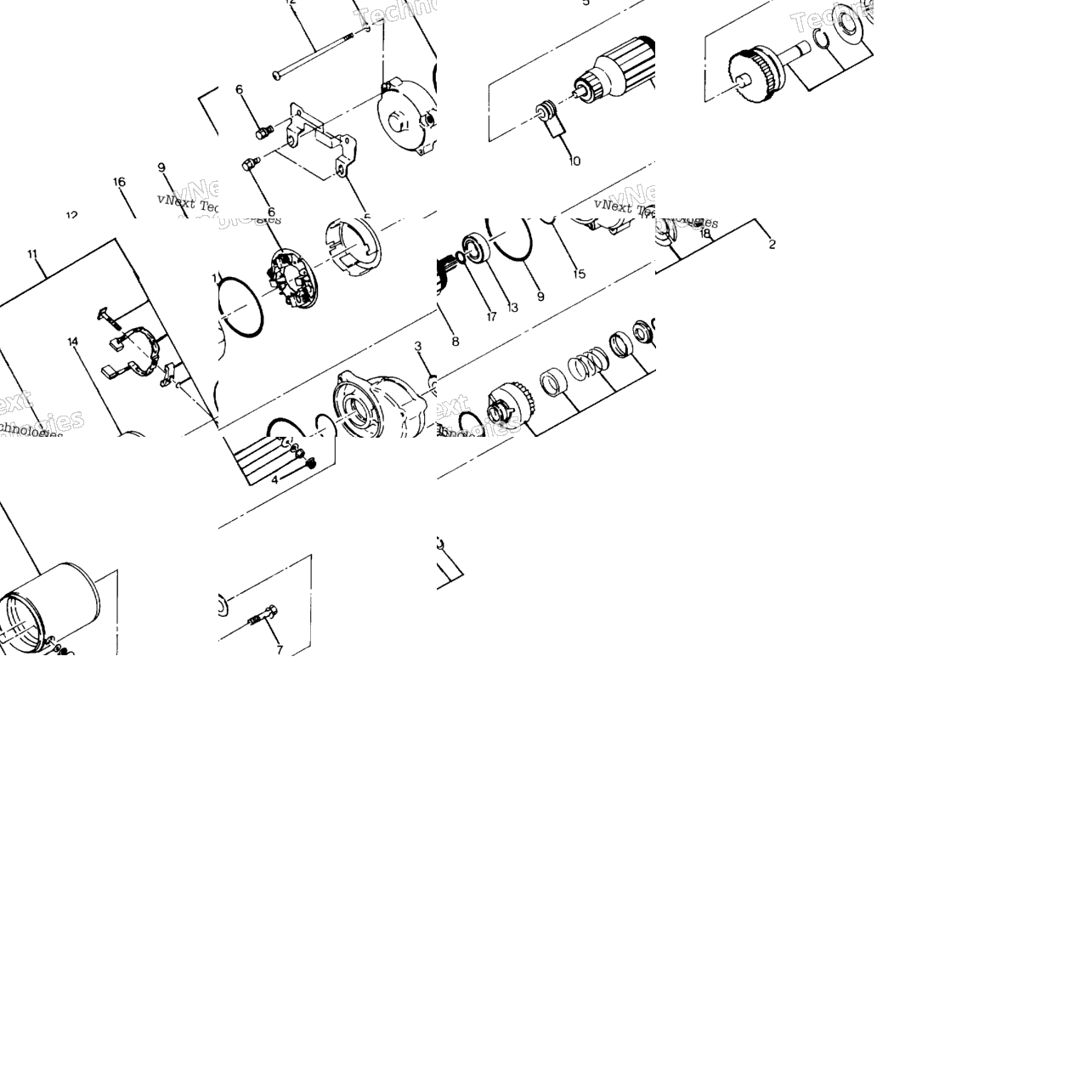 Starting Motor Assembly Updated 5/90