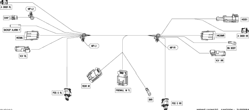 Electric - Junction Wiring Harness - 710009847