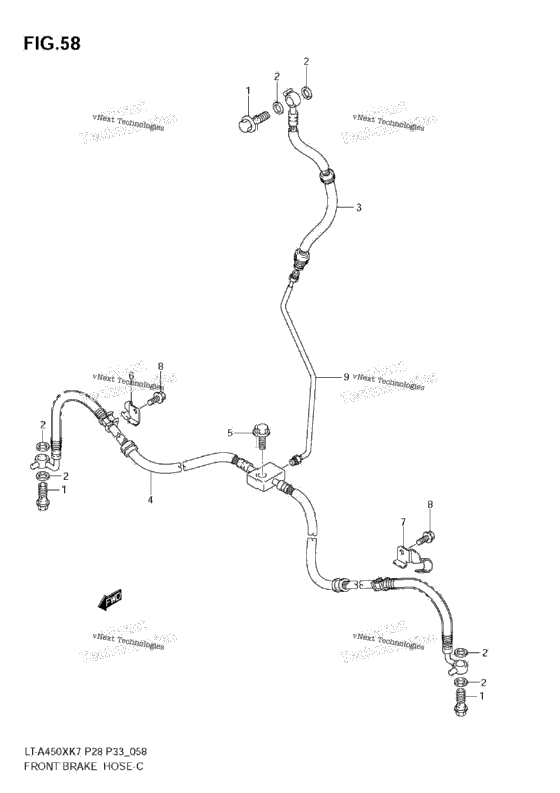 Front Brake Hose