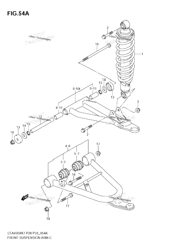 Front Suspension Arm (Model K8/K9/L0)