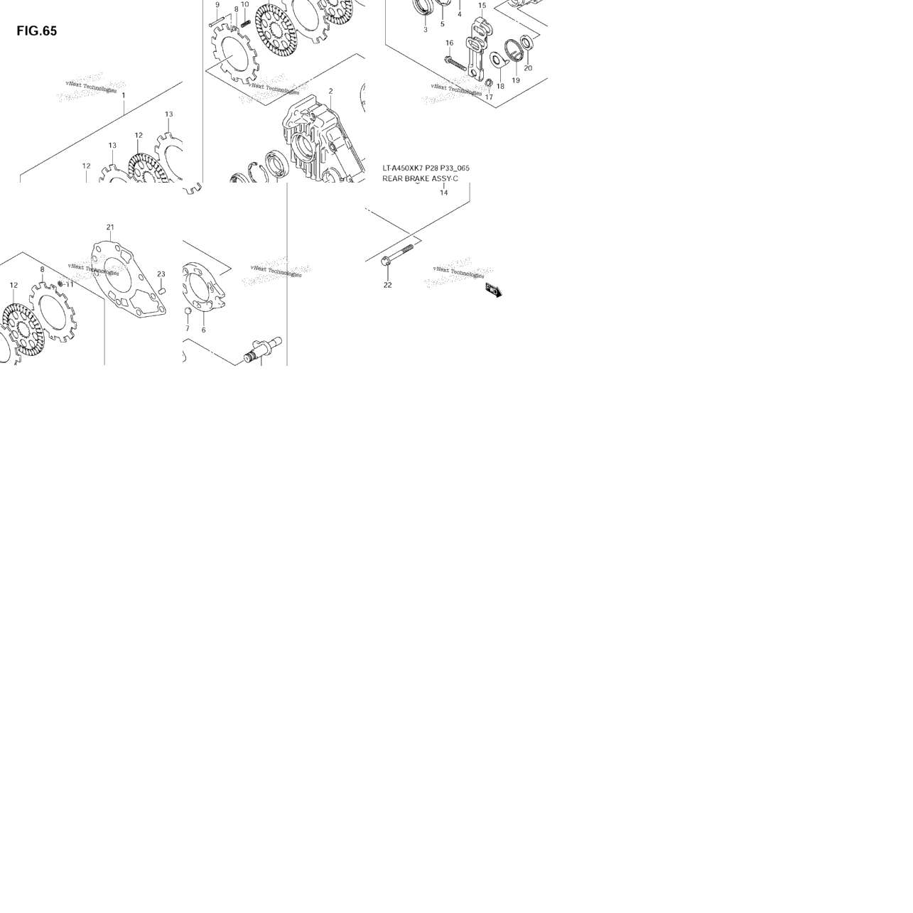 Rear Brake Assy