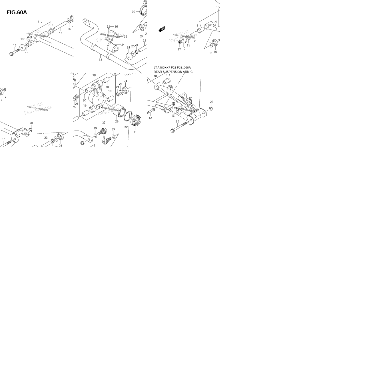 Rear Suspension Arm (Model K8/K9/L0)