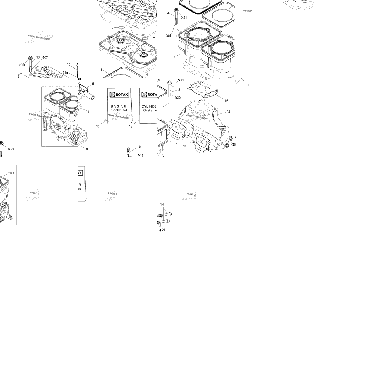 Cylinder, Exhaust Manifold