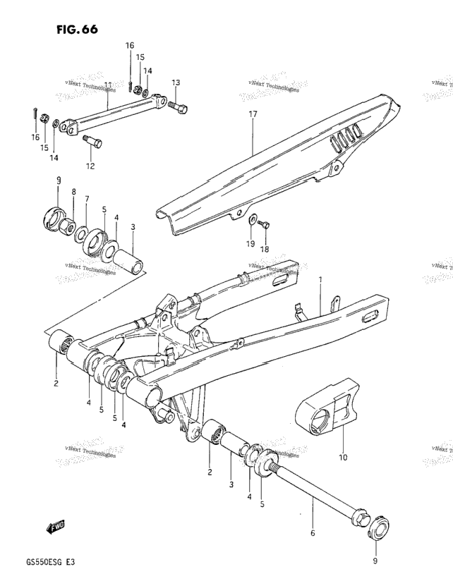 Rear Swinging Arm