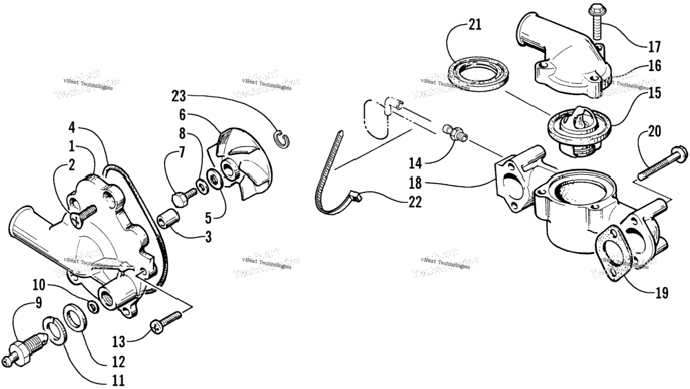 Water Pump/Water Manifold