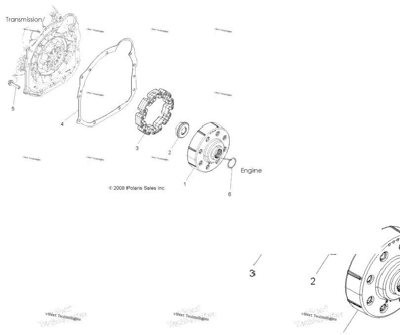Drive Train, Drive Coupler (49Atvcoupler09spxp550)