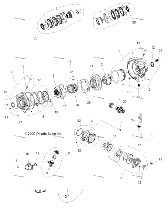 Drive Train, Front Gearcase Internals
