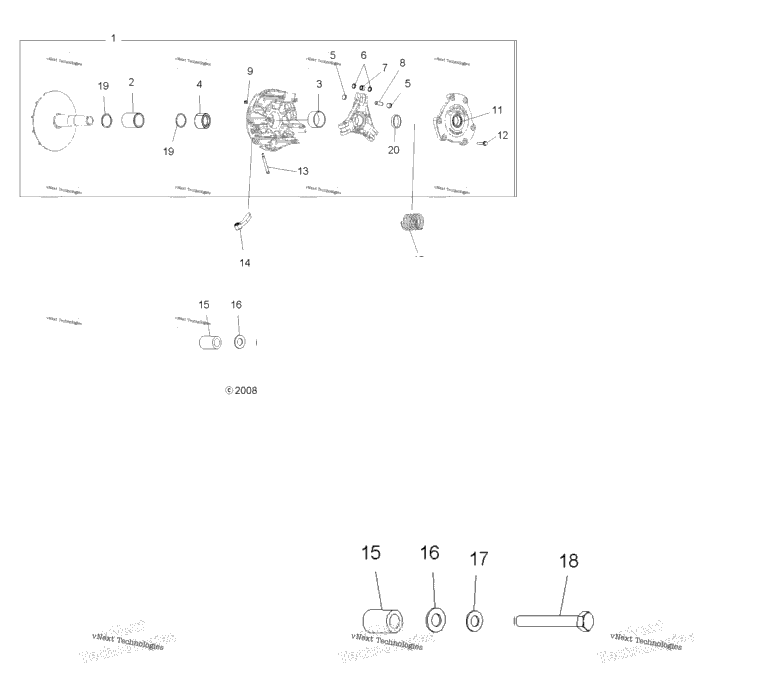 Drive Train, Primary Clutch