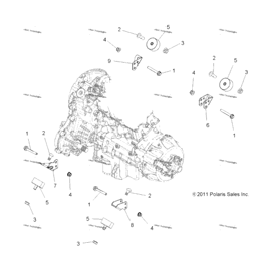 Engine, Mounting