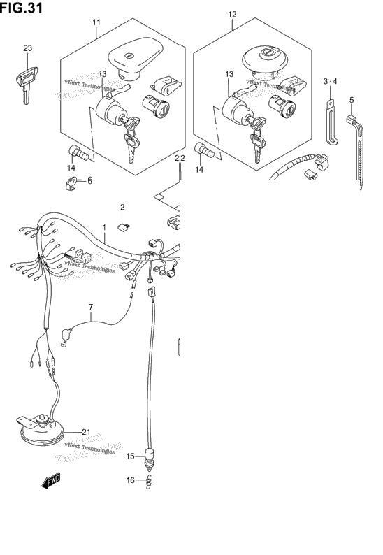 Wiring Harness (Model K1/K2/K3)