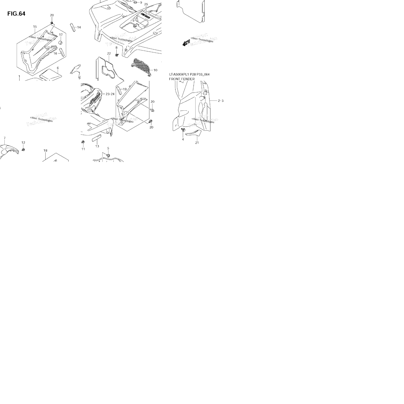 Front Fender (Lt-A500xpz L1 E28)
