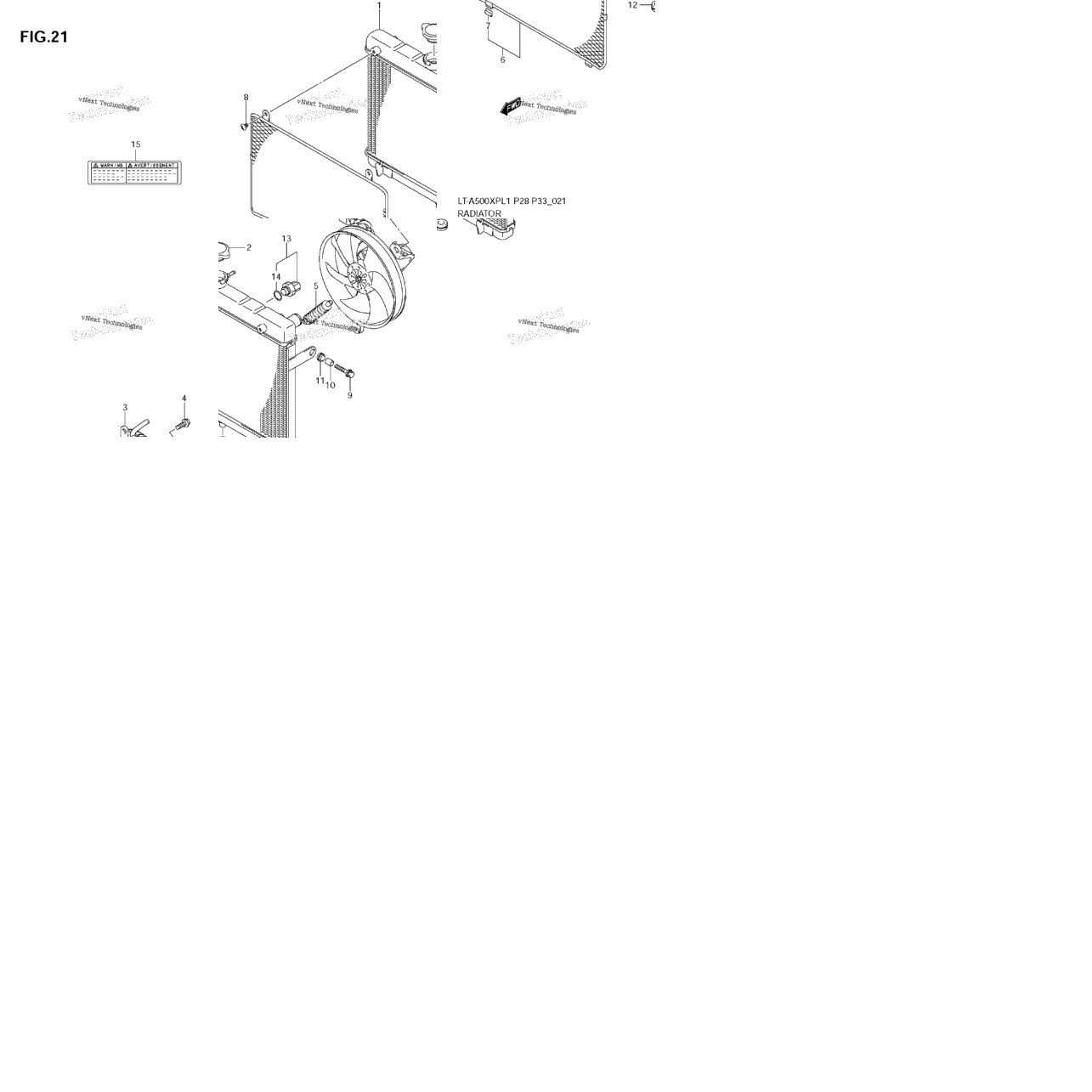 Radiator (Lt-A500xpz L1 E28)