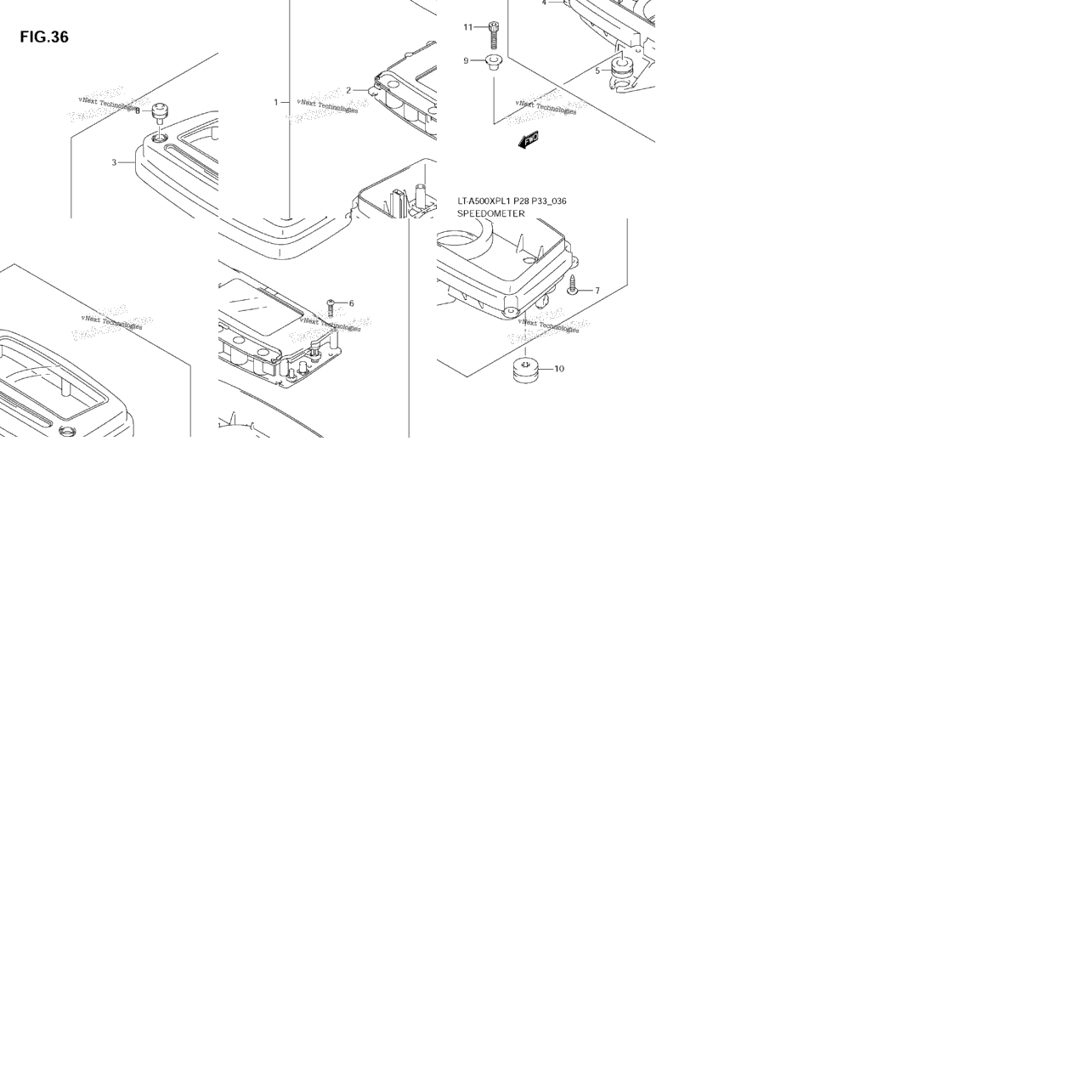 Speedometer (Lt-A500xpz L1 E28)