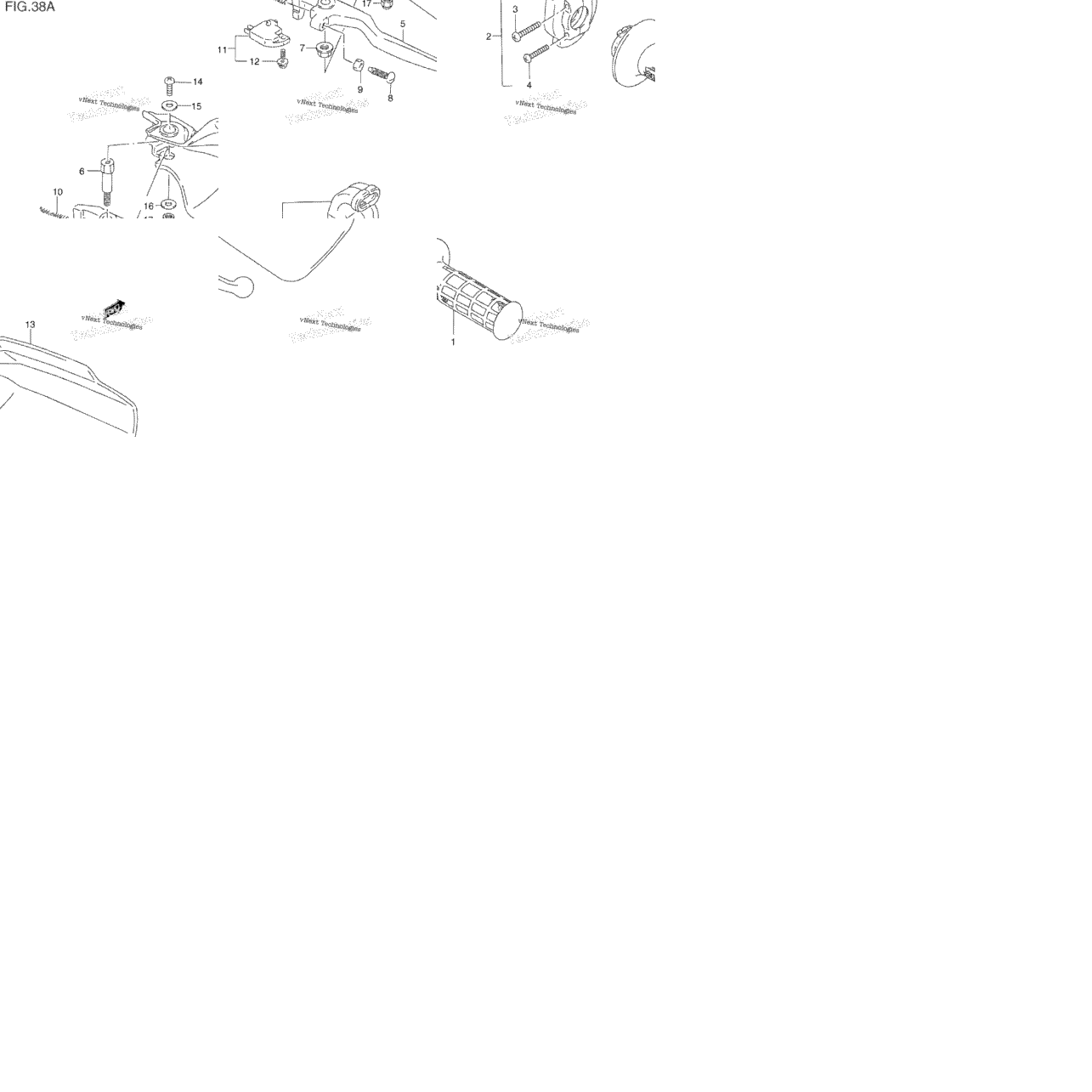 Right Handle Lever (Model N/P/R/S/T)