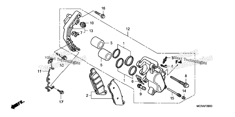 Front Brake Caliper
