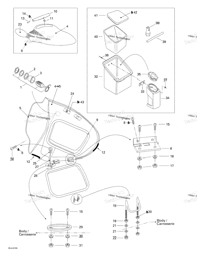 Front Storage Compartment