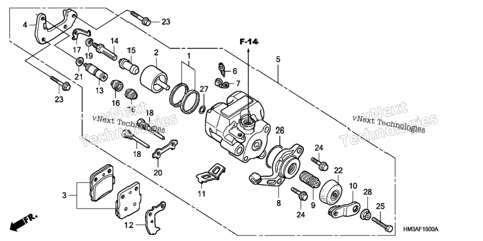Rear Brake Caliper