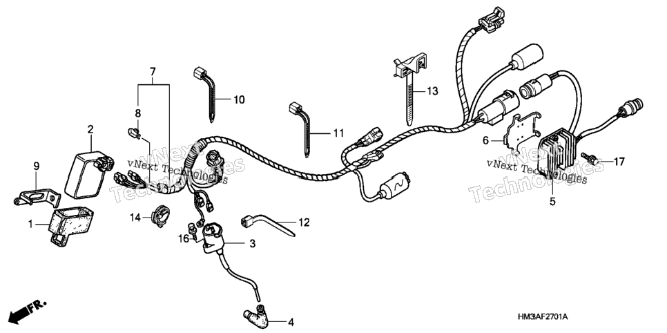 Wire Harness (Trx300ex'07-)
