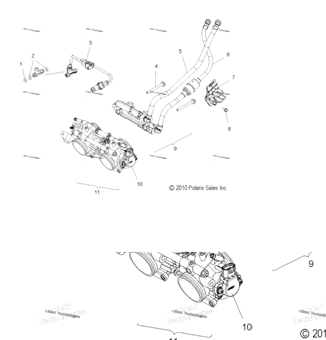 Fuel System, Rail, Lines & Throttle Body