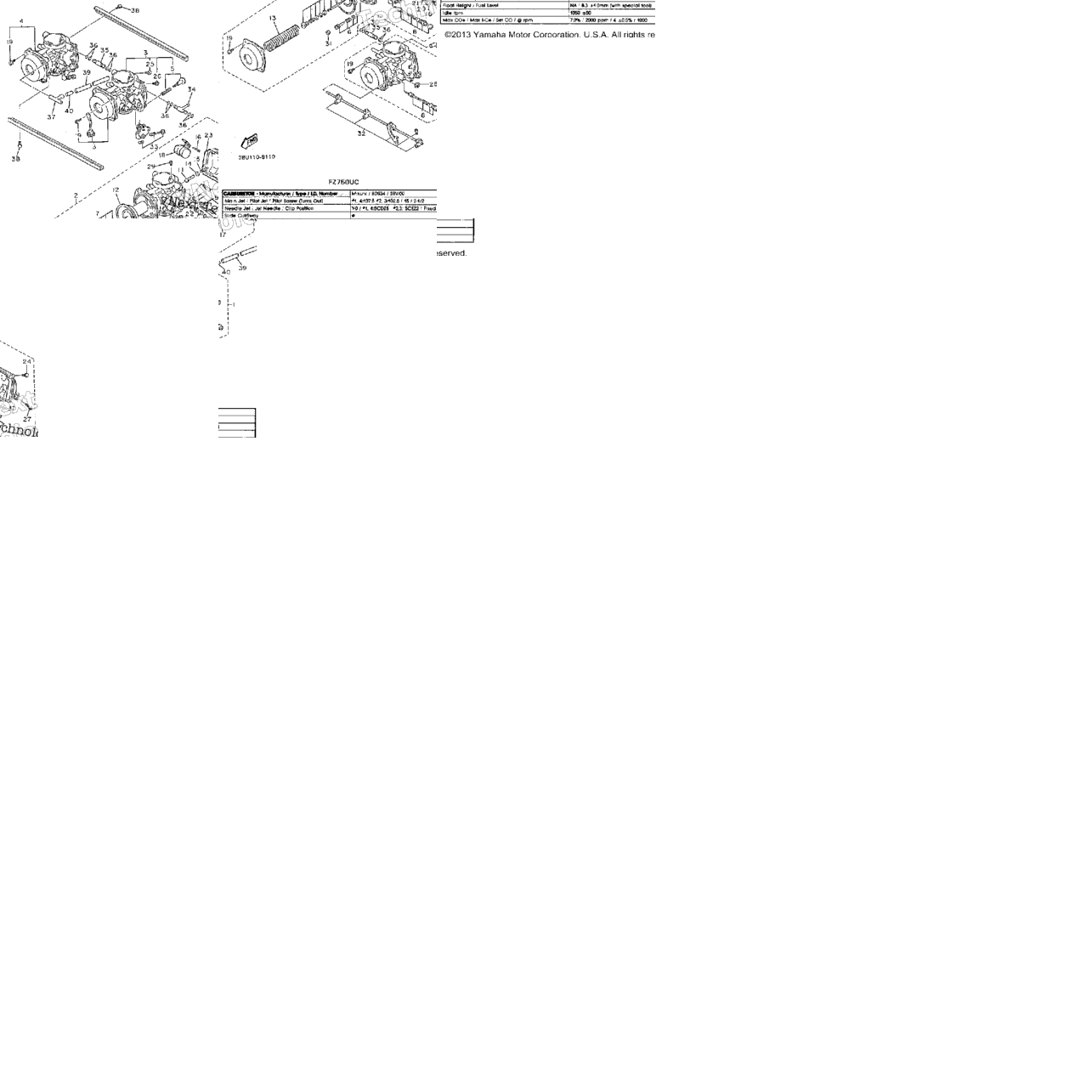 Carburetor California Model Only