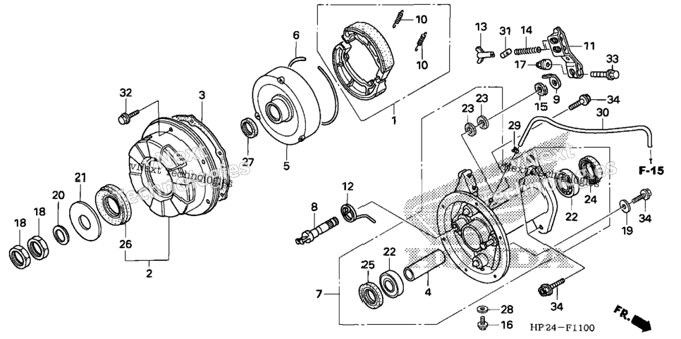 Rear Brake Panel