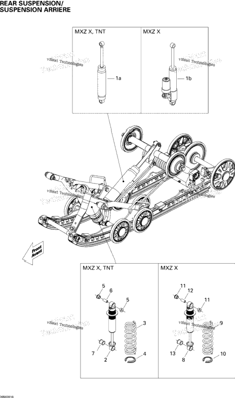 Rear Suspension Shocks Tnt