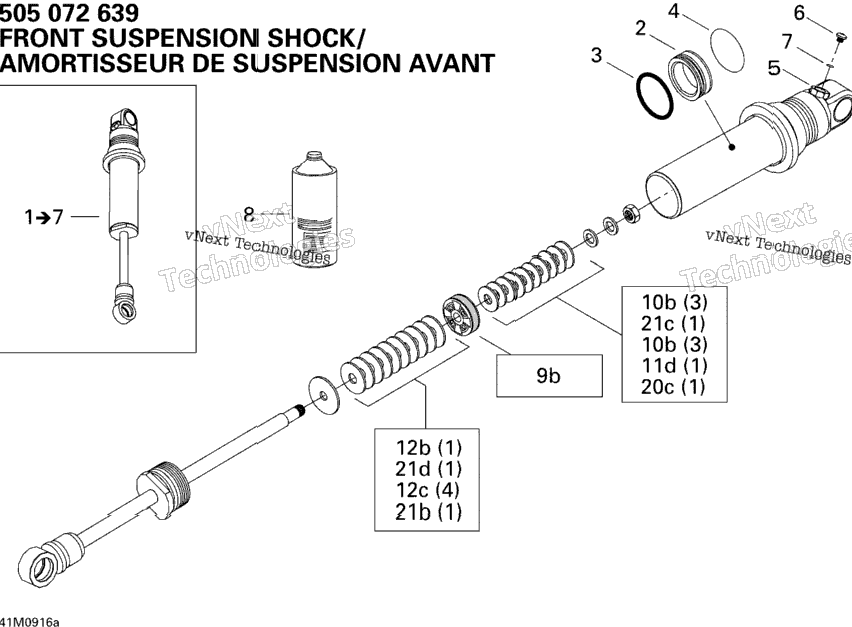 Take Apart Shock, Front Tnt