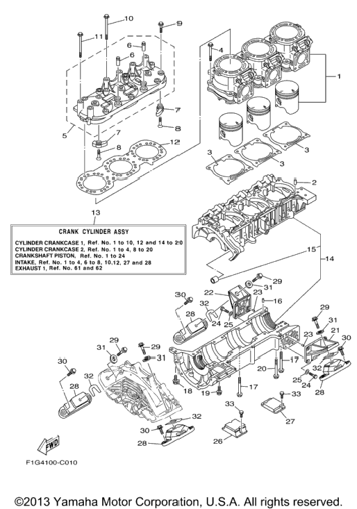Cylinder Crankcase 1
