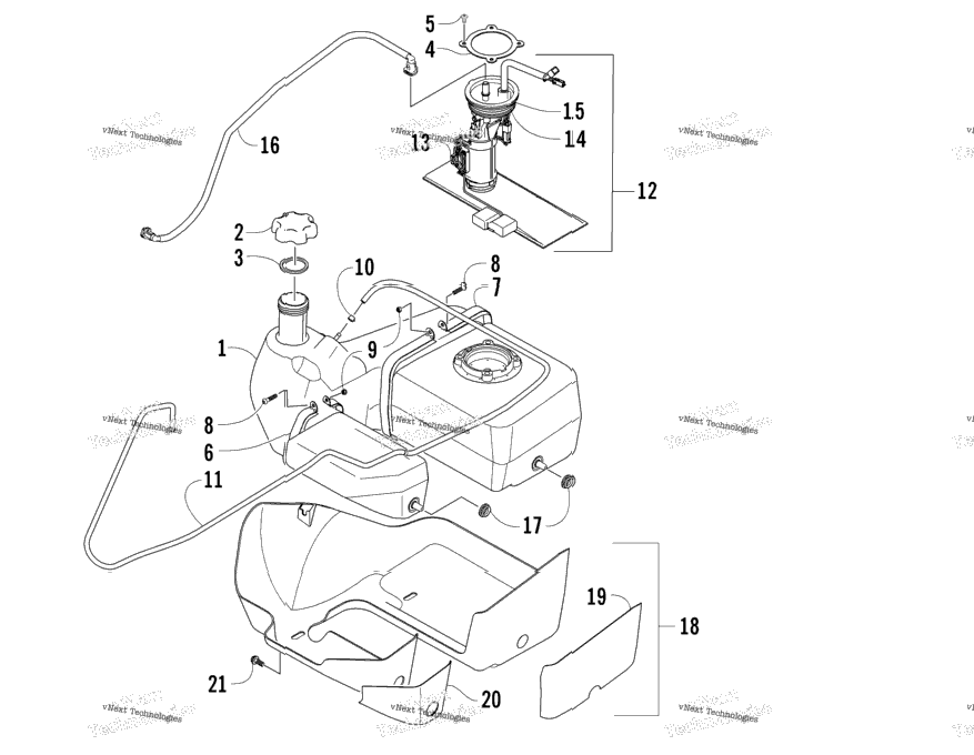 Gas Tank Assembly