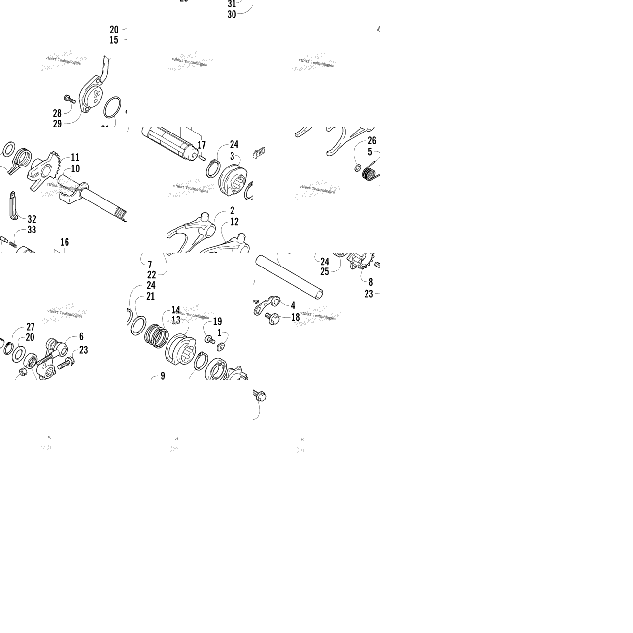 Gear Shifting Assembly