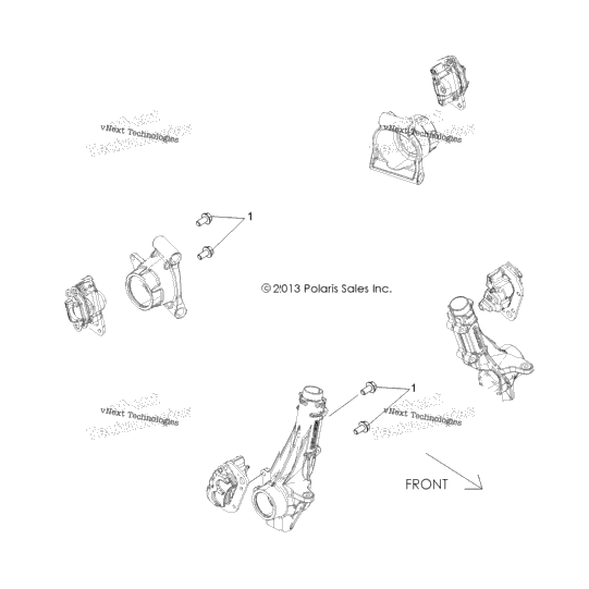 Brakes, Caliper Mounting