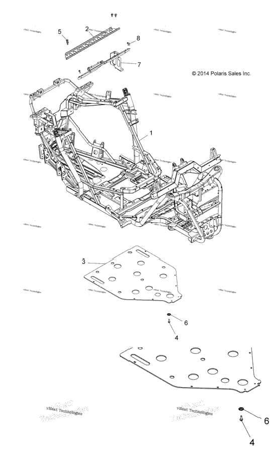 Chassis, Main Frame And Skid Plate