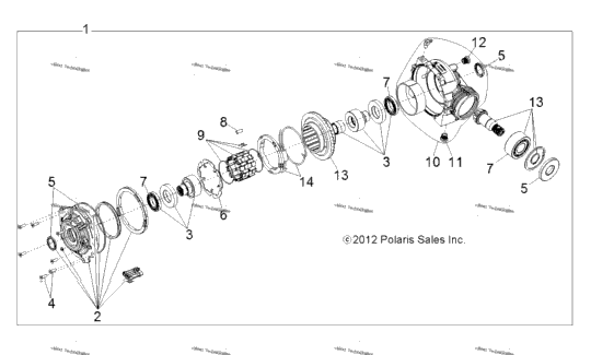Drive Train, Front Gearcase Internals