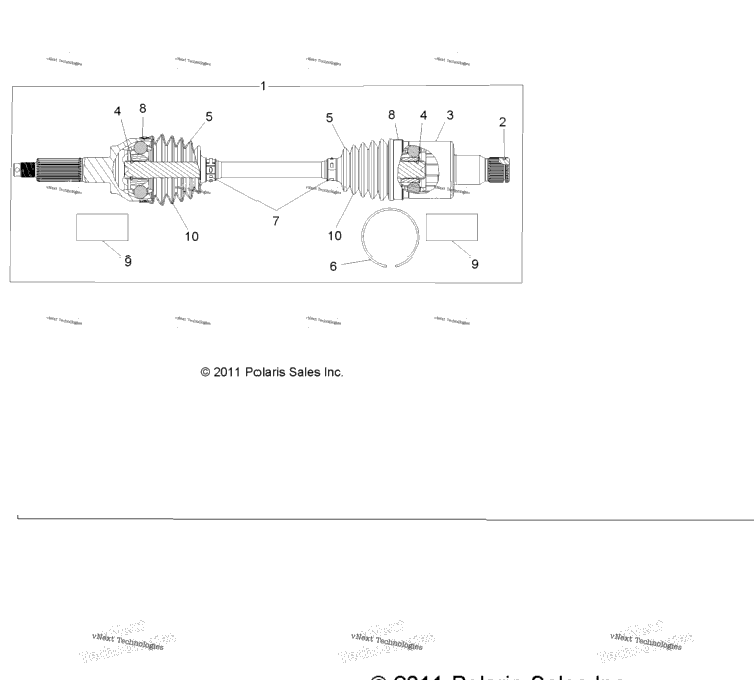 Drive Train, Rear Half Shaft