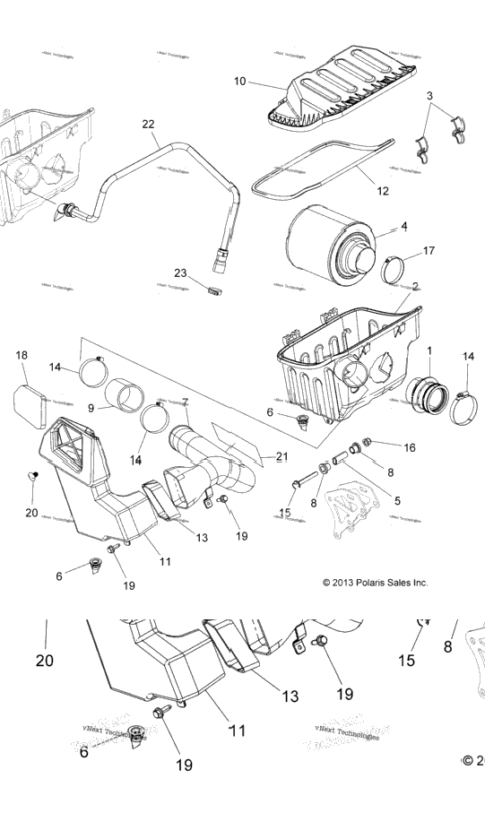 Engine, Air Intake System