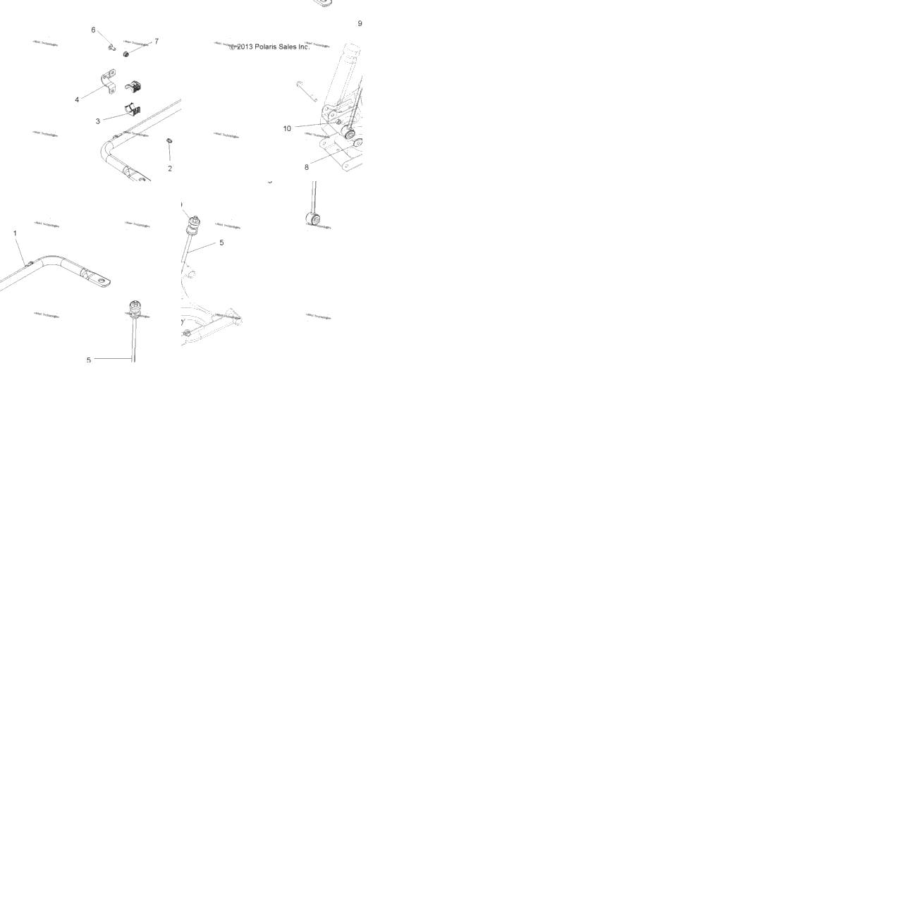 Suspension, Stabilizer Bar, Rear