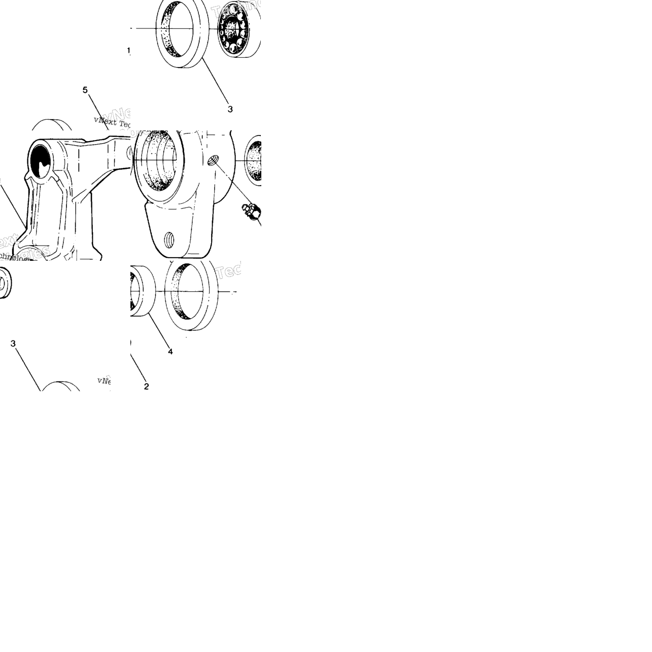 Front Tightener Assembly, L.H. Pn 1380004 Front Tightener Assembly, R.H