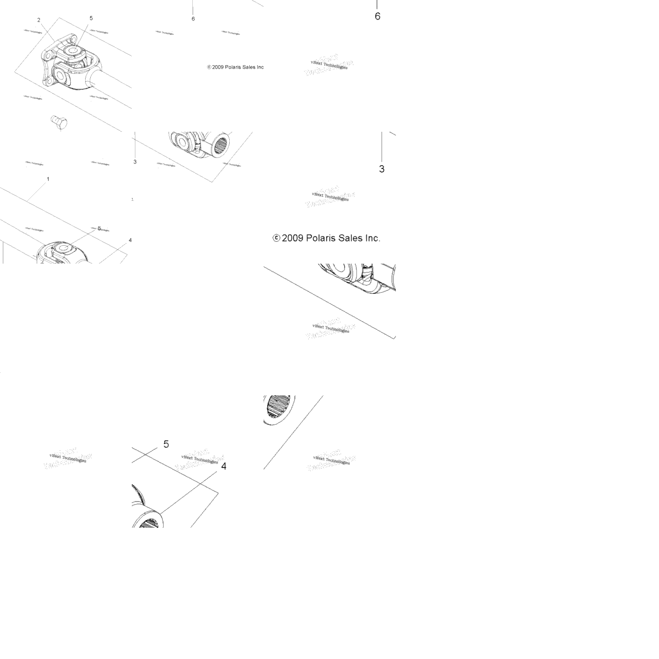 Drive Train, Prop Shaft, Rear