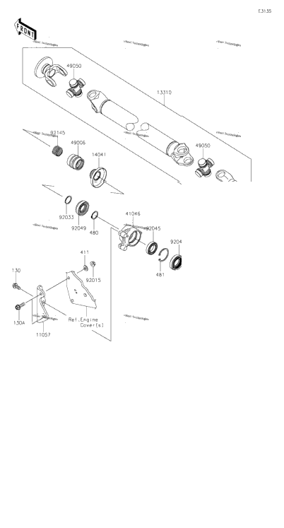 Drive Shaft-Propeller