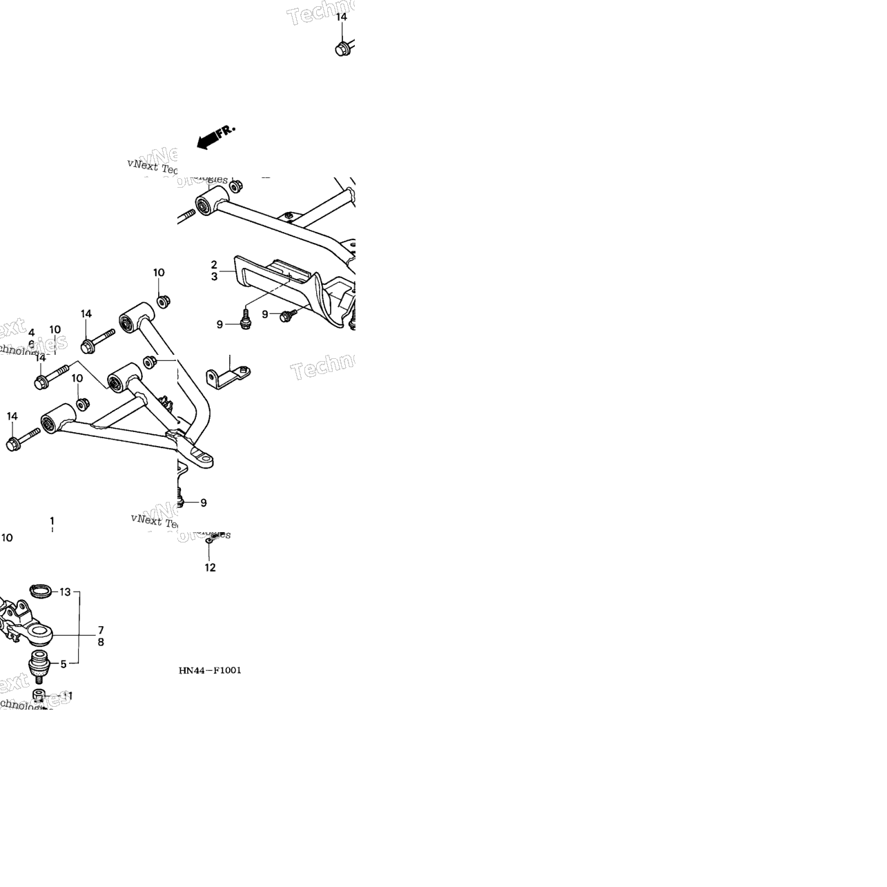Front Arm (Trx350fm/Fe)