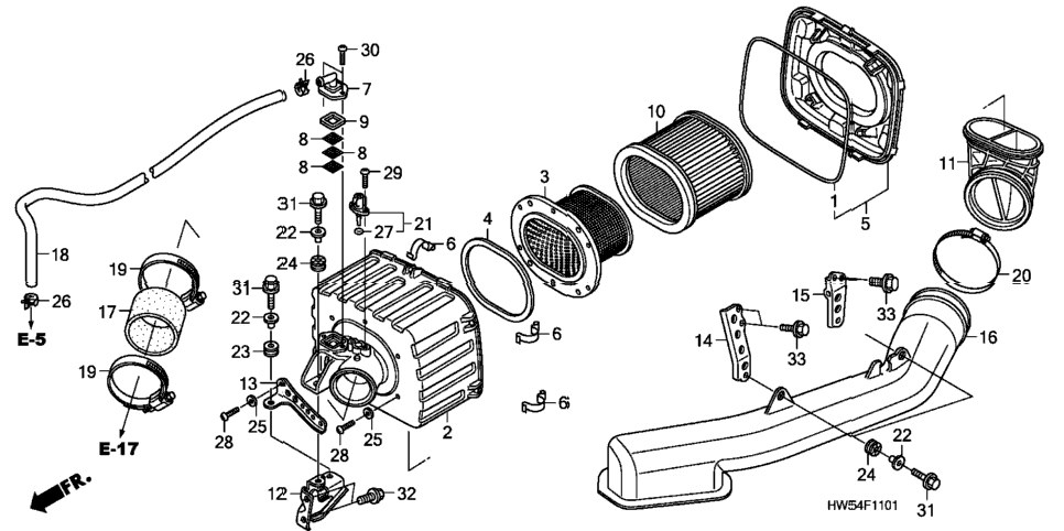 AIR CLEANER (ARX1500N3)