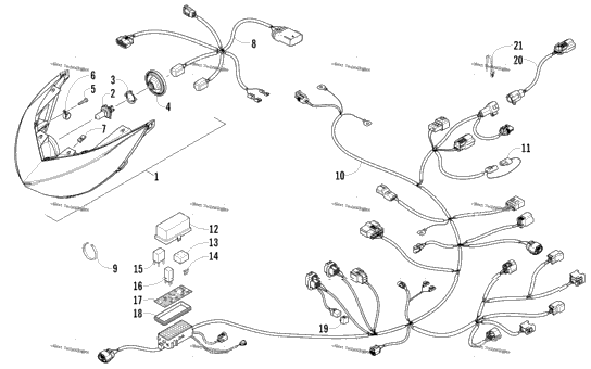 Headlight And Wiring Assemblies