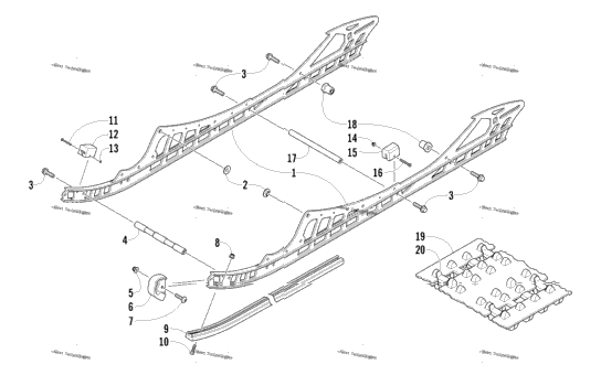 Slide Rail And Track Assembly