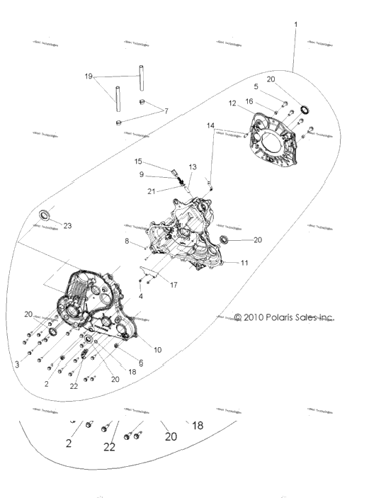 Drive Train, Main Gearcase