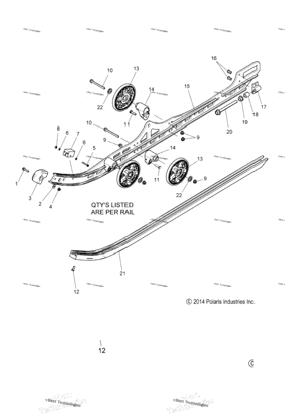 Suspension, Rail Asm. All Options