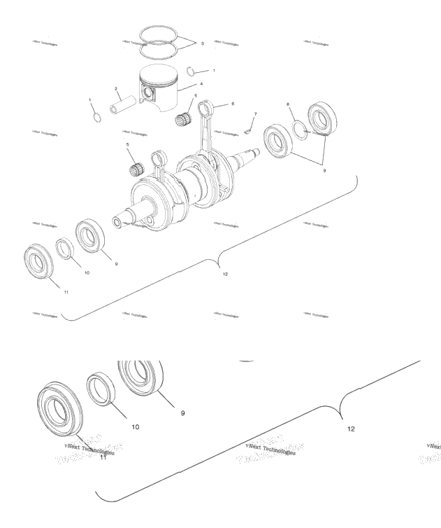 Piston & Crankshaft