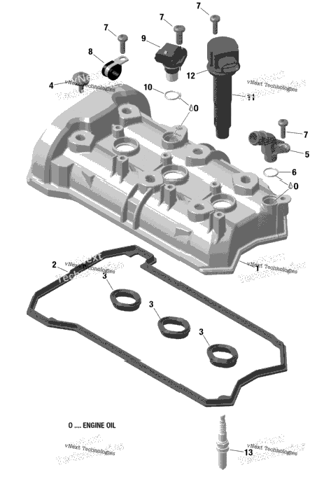 Rotax - Valve Cover