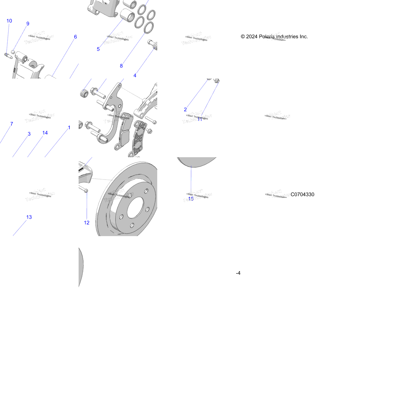 Brakes, Rear Caliper