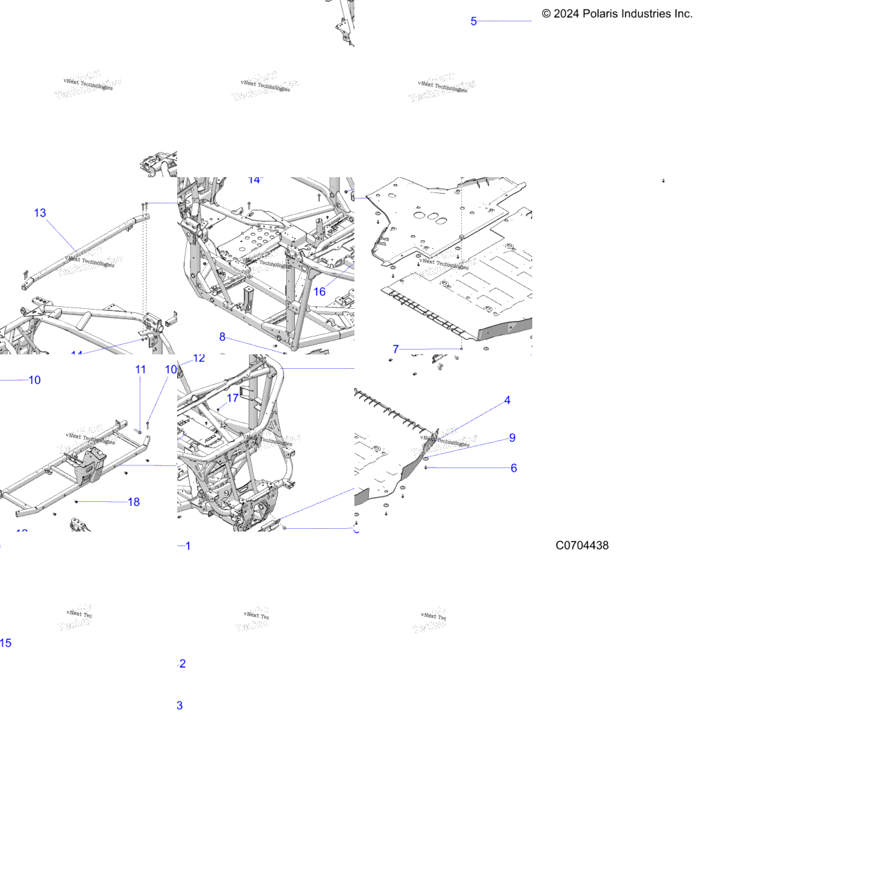 Chassis, Main Frame And Skid Plates